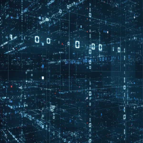 cybersecurity expert reviewing coding to protect against attack