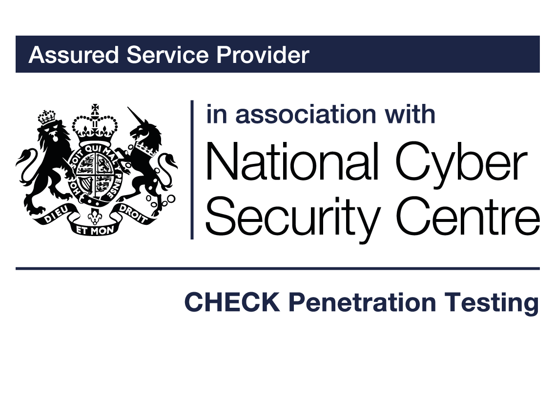 CHECK Penetration Testing - assured service provider