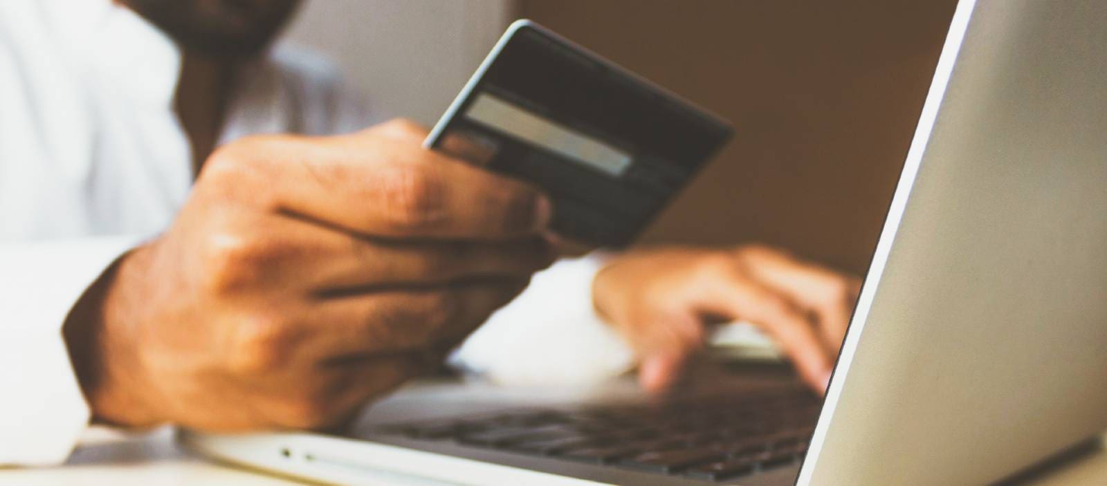 person online shopping - cybersecurity