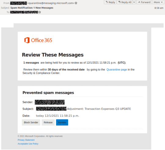 Sophisticated phishing email targets Microsoft Office users 1 Office 3