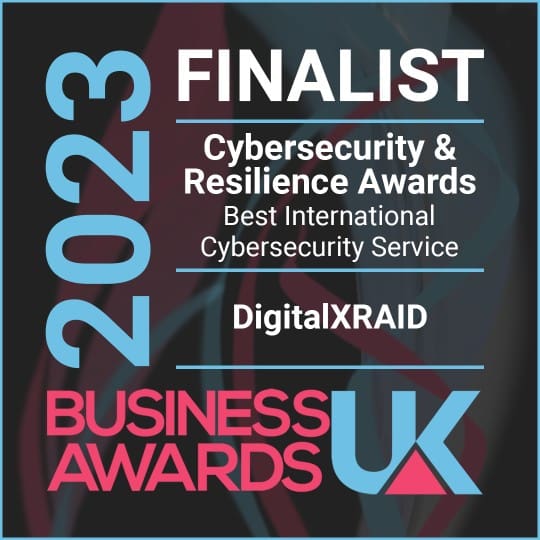 Business Awards UK_Best International Cybersecurity Service_Finalist_DigitalXRAID