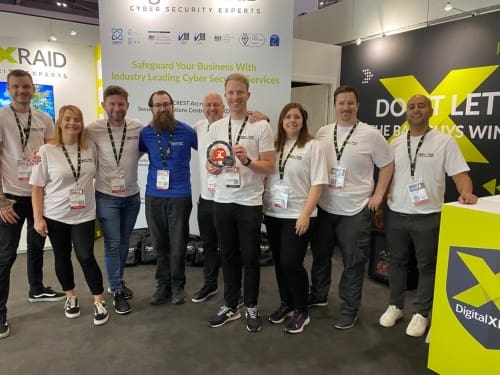 DigitalXRAID awarded Best Managed Security Service at the SC Awards Europe 2 Team with