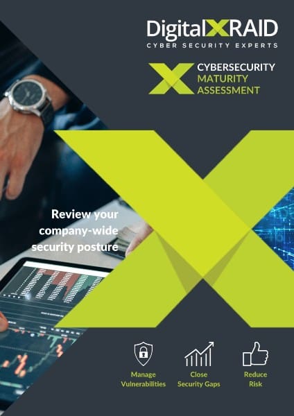 DigitalXRAID_Brochure_Cybersecurity-Maturity-Assessment_Cover